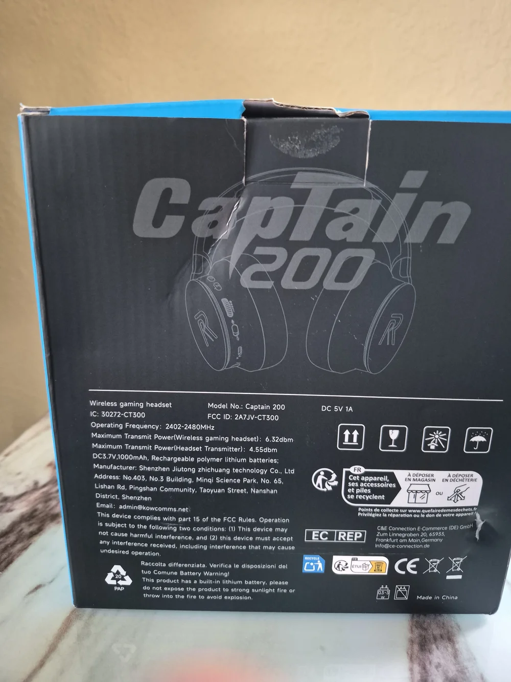 RYR Captain200 Gaming Headset - Black with Green.